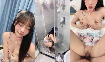 極品蜜桃❤️白虎美少女天天和炮友開房！奶嫩穴緊~無套啪啪各種姿勢性愛啪啪