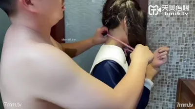 Timi Media TM0123 변태 아버지와 딸 반항 소녀, 변태 아버지에게 강제 이중 강간 당함